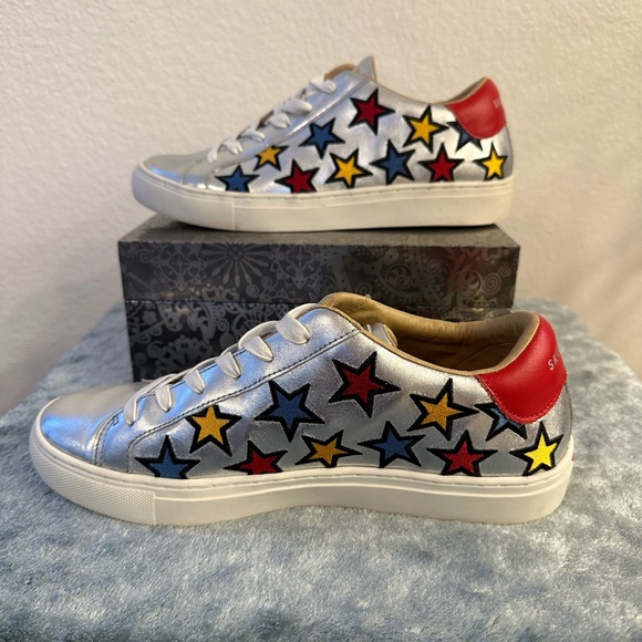 Skecher Street Rise Fit Metallic Stars Size 9.5 - Picture 15 of 16